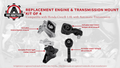 Engine and Transmission Mount Set