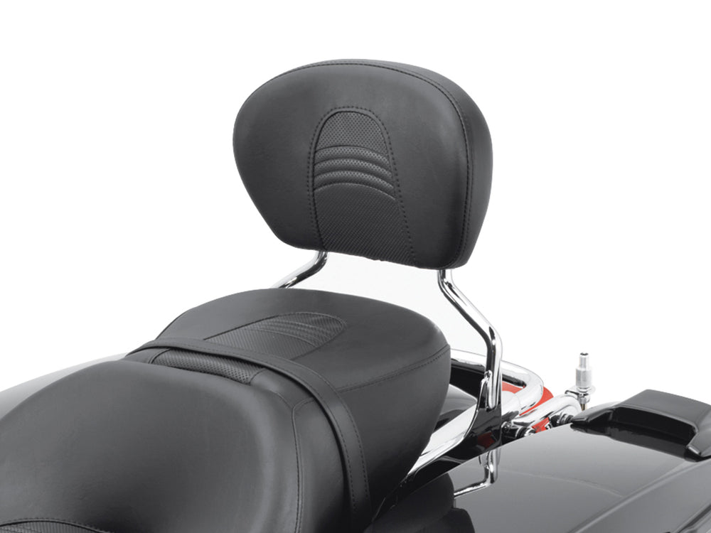 Sissy Bar Backrest with Chrome Mounting Bracket