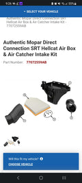 Headlight Air Catcher Inlet Duct