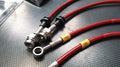 Stainless Steel Braided Brake Line Kit, 5-Piece