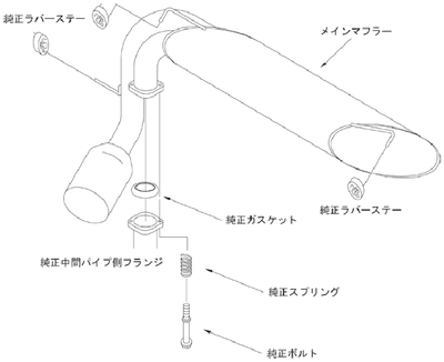 LEGAL MUFFLER E-1 100mm Stainless Steel
