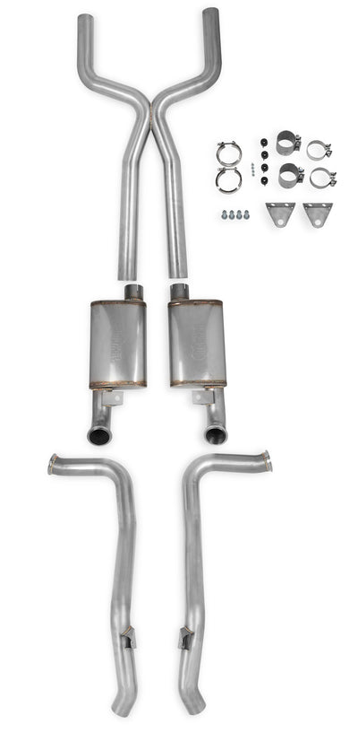 3-Inch Stainless Steel Header-Back Dual Exhaust System