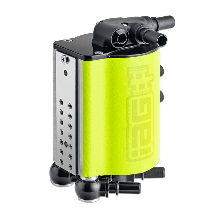 Air / Oil Separator with 1L Swirl Pot Neon Yellow