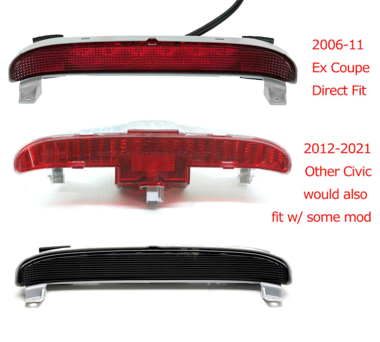 Smoked Lens Full LED Third Brake Light