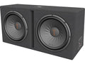 Stage 1200D Dual 12-Inch Subwoofer Enclosure