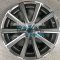 18x7.5 5-Lug 55mm Offset Grey Machined Aluminum Wheel