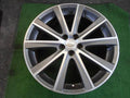 18x7.5 5-Lug 55mm Offset Grey Machined Aluminum Wheel