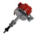 Polished Distributor with Red Caps