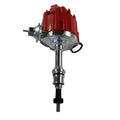 Polished Distributor with Red Caps