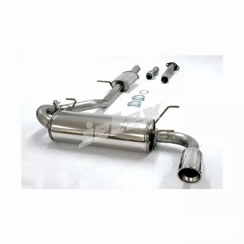 2.5" Cat-Back Exhaust System with Twin 80mm Round Tailpipe