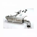 2.5" Cat-Back Exhaust System with Twin 80mm Round Tailpipe