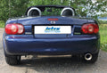 2.5" Cat-Back Exhaust System with Twin 80mm Round Tailpipe