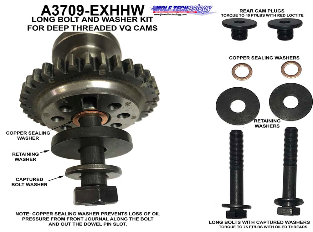 Technology 263 Degree .446 Lift Exhaust Camshaft Set VQ37VHR