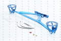 Type OS 3-Point Strut Tower Bar
