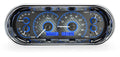 11.4" x 4.4" Universal Rounded Rectangle Gauge Cluster