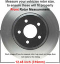 Drilled Slotted Rotors and Ceramic Brake Pads Kit