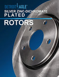 8-Piece Front and Rear Disc Rotor and Ceramic Brake Pad Kit