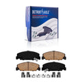 Front Ceramic Brake Pad Set with Hardware
