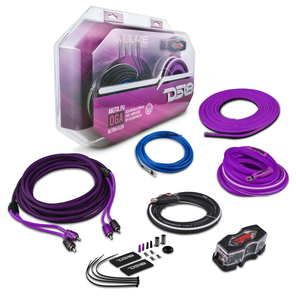 0-Gauge Amplifier Installation Wiring Kit