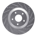 Drilled and Slotted Brake Rotor