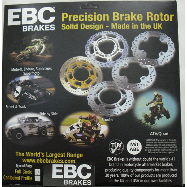 Organic Rear Brake Pad Set