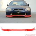Red PU Front Bumper Lip