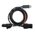 FTdataLink ECU Interface USB Cable with Bike-Side Harness