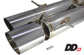 DD-R Stainless Steel Tips Dual Exit Muffler Set