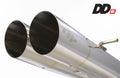 DD-R Stainless Steel Tips Dual Exit Muffler Set
