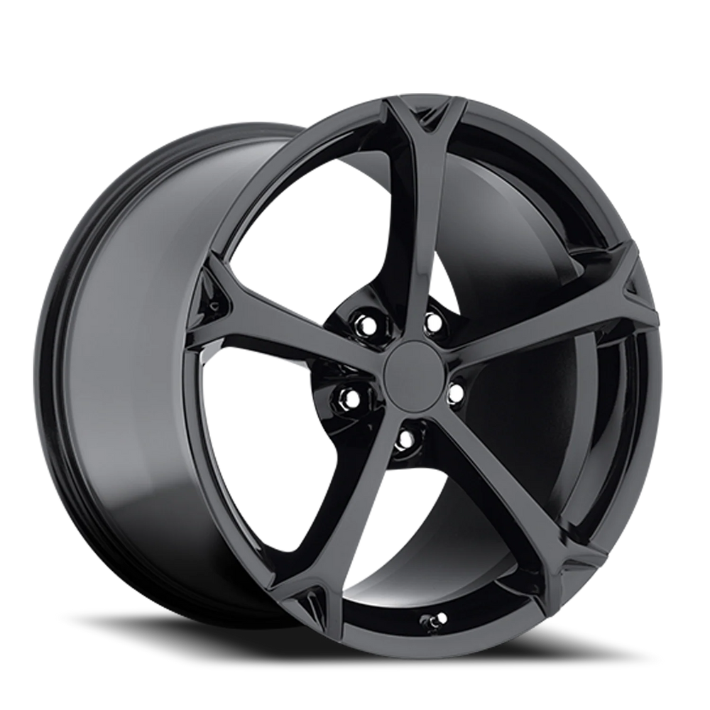 18x9.5 Gloss Black 5-Spoke Wheel