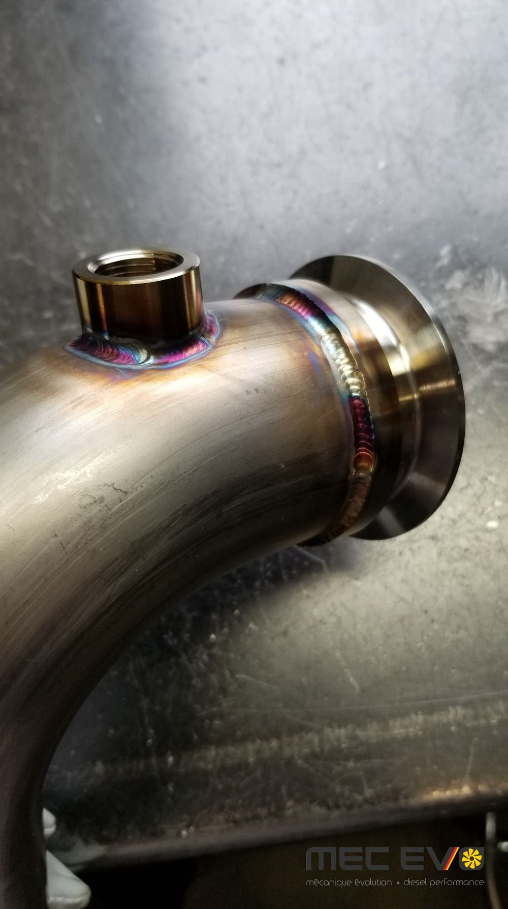 CR140 2.5-Inch SS304 DPF Delete Downpipe Kit
