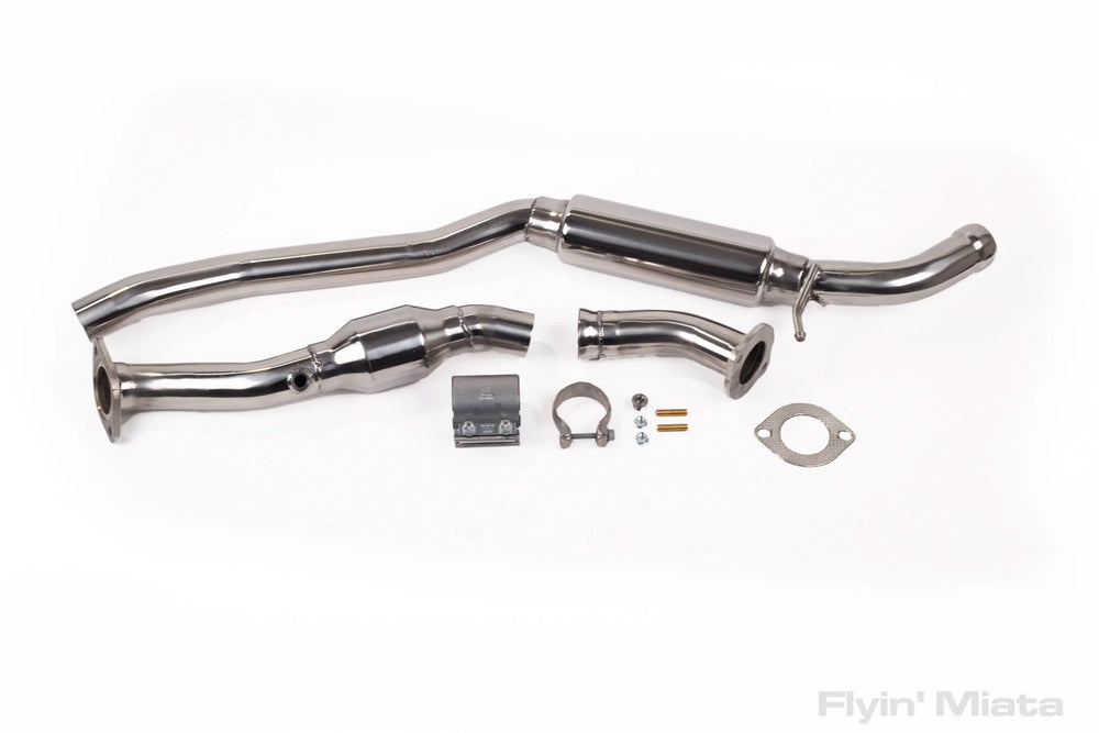 2.5-Inch Stainless Steel Midpipe w/ High-Flow Cat