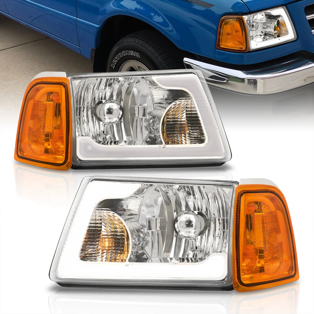 LED DRL Bar Factory Style Headlights and Corners