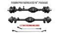 Fabricated 10" Front and Rear Axle Assemblies