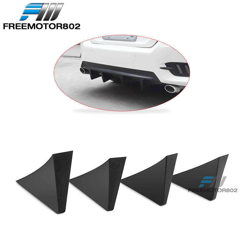 Shark Fin Rear Bumper Lip Diffuser