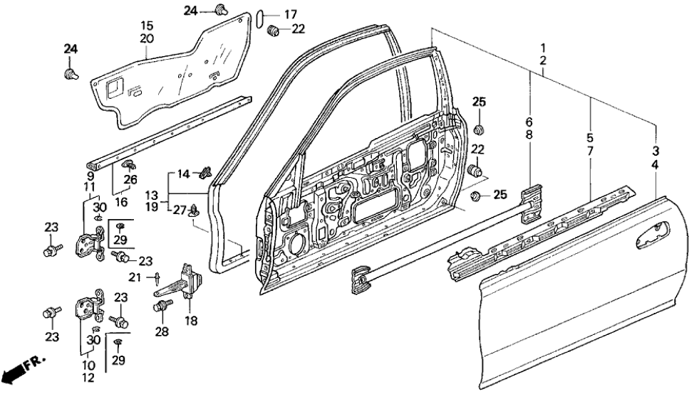 Front Lower Weather-Strip