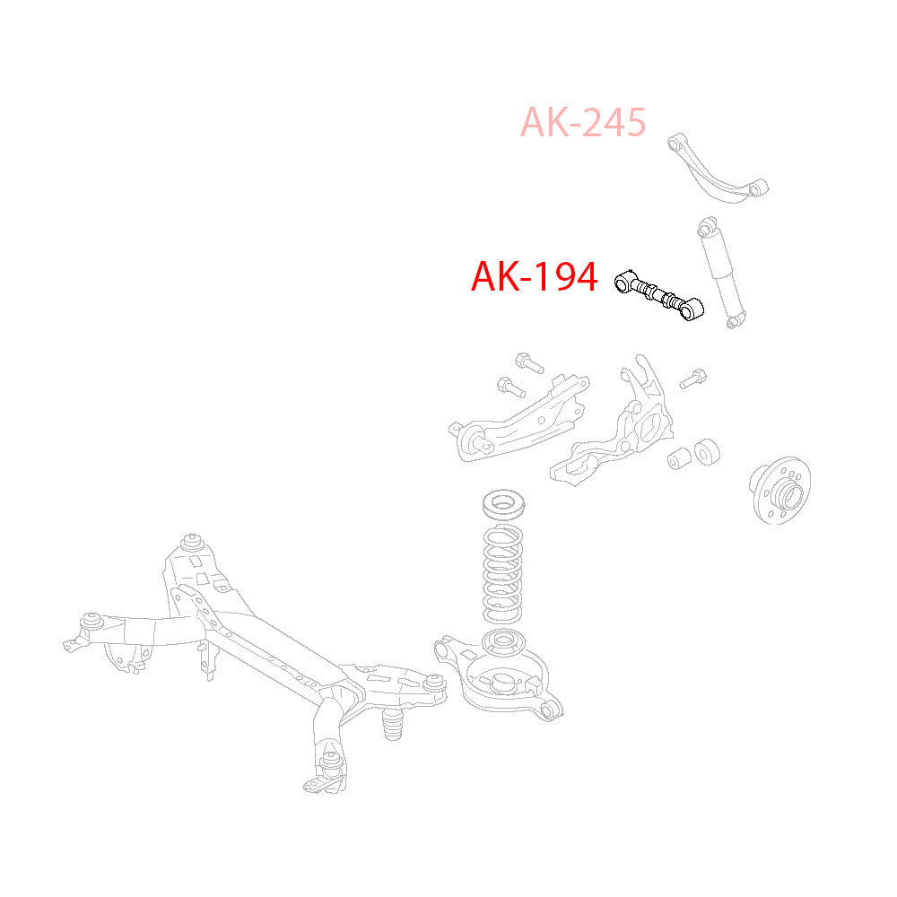 Rear Adjustable Tubular Toe Arms