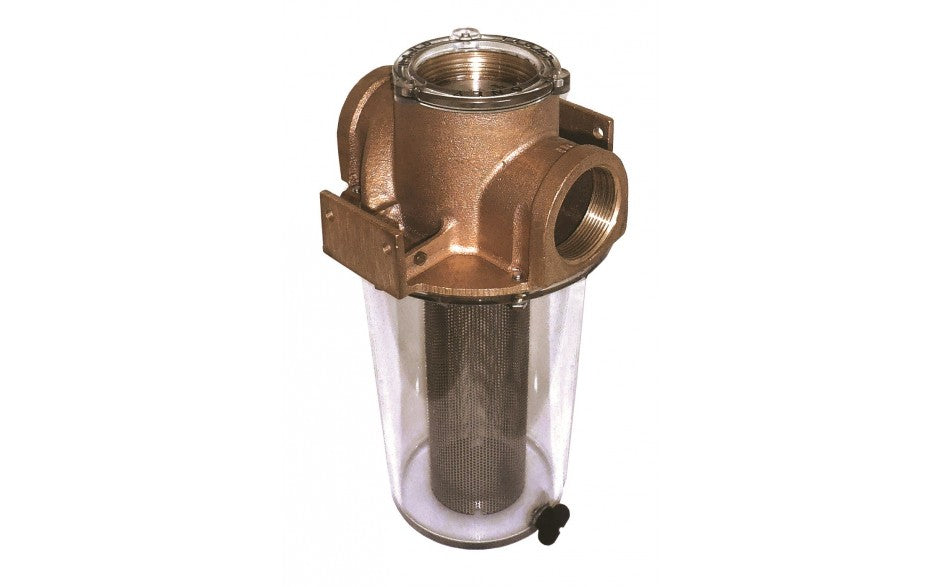 1-1/2" Raw Water Strainer with Stainless Steel Basket