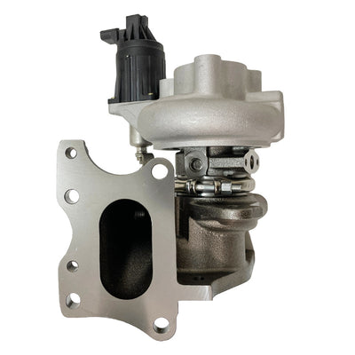 Turbocharger Assembly with Integrated Exhaust Manifold