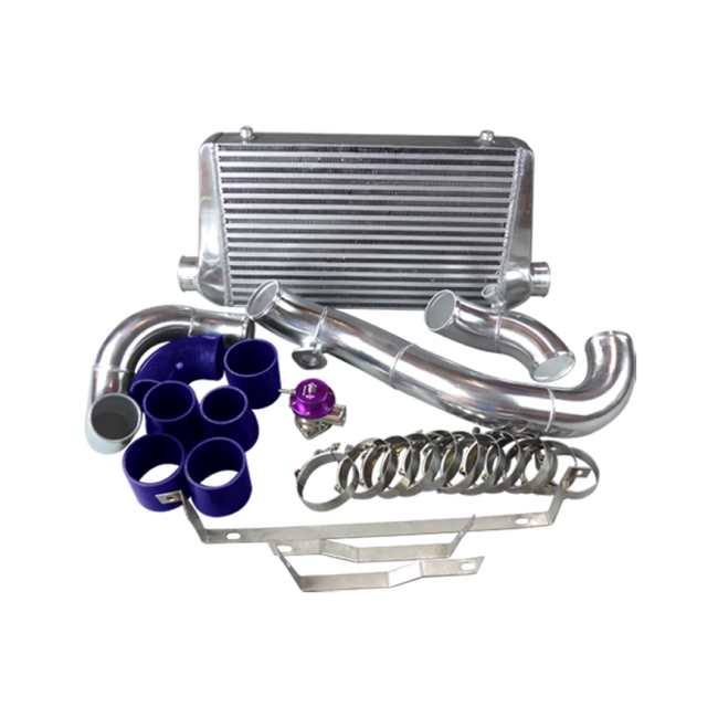 Intercooler + Piping Pipe Tube + BOV Kit 27x12x3 Inch