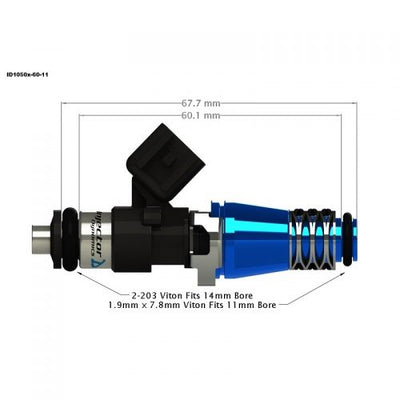 ID2000 2000cc Fuel Injector Set