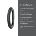 NR77 120/ W-Rated Tubeless Tire