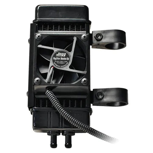 Fan-Assisted Vertical 10-Row Oil Cooler System