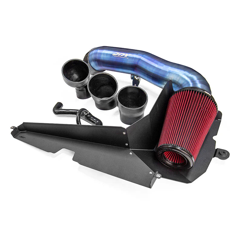 5-Inch Titanium Intake Pipe with 5"x6"x10" Air Filter