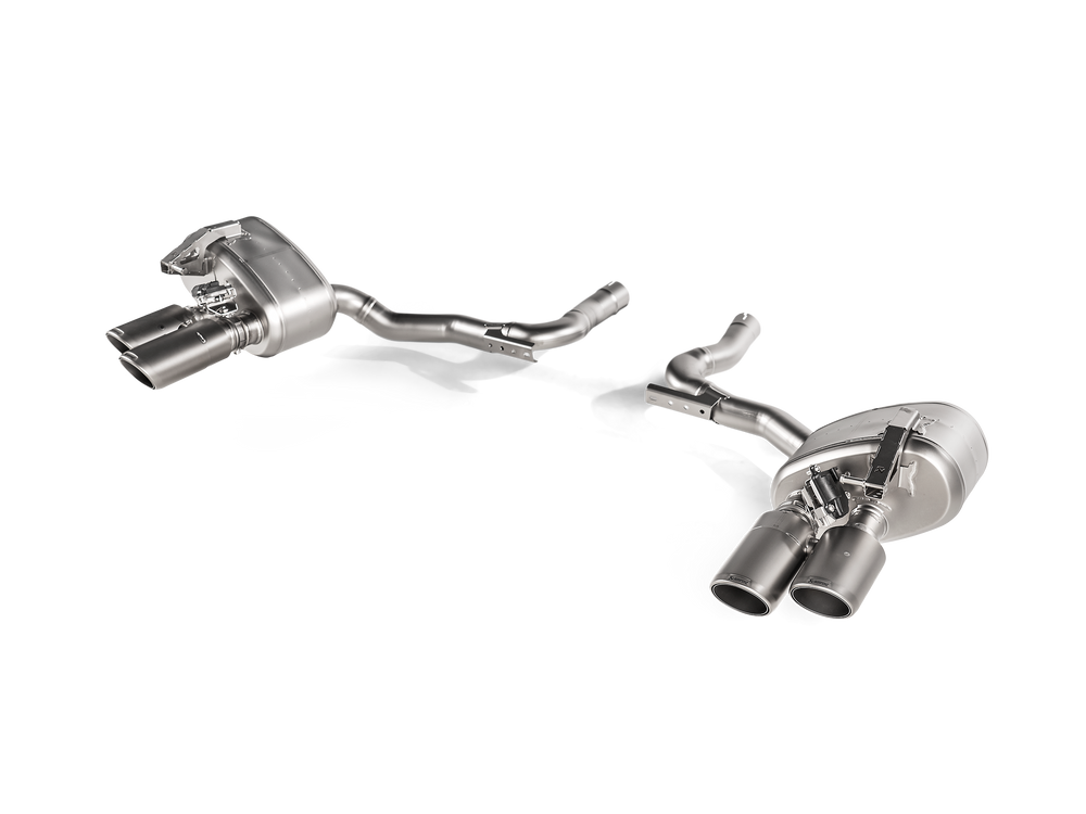 Akrapovic 2017 Porsche Panamera 4/Sport Turismo (971) Slip-On Race Line (Titanium) (Req. Tips)