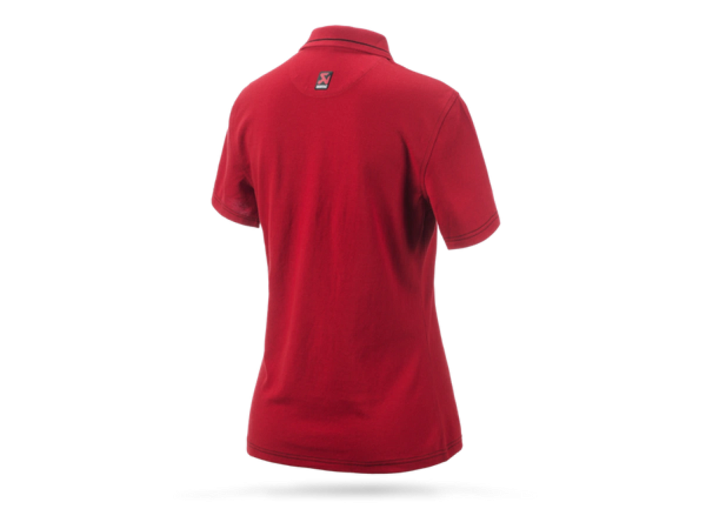 Akrapovic Corpo Polo Red Womens - L