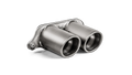 Akrapovic 2018 Porsche 911 GT3 (991.2) Slip-On Race Line (Titanium) w/Tips & Carbon Fiber Diffuser