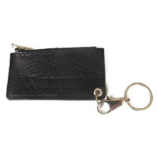 Akrapovic Leather Zip Keychain - black