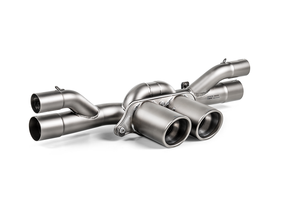 Akrapovic 2018 Porsche GT3 RS (991.2) Slip-On Line (Titanium) w/Tips & Carbon Fiber Diffuser