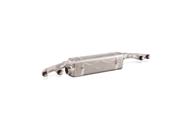 Akrapovic 16-17 Porsche 911 Turbo/Turbo S (991.2) Slip-On Line (Titanium) w/ Tips & Matte Diffuser